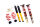 MTS Comfort Gold Gewindefahrwerk passend für BMW 3 Touring (E30) 320 i 93 KW MTSGWBM102-C