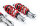 MTS Comfort Inox Gewindefahrwerk passend für Audi 80 B4 Stufenheck (8C) S2 quattro - 169 KW XMTSGWAU36-C
