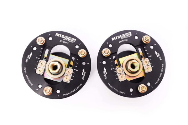 MTS Einstellbare Camber / Caster Sturzplatten Vorderachse passend für BMW 6 (E24) 635 CSi - 160 KW MTSCP15SET