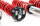 MTS Stance Inox Gewindefahrwerk passend für Volkswagen GOLF III (1H1) 1.9 D - 47 KW XMTSGWVW86-S