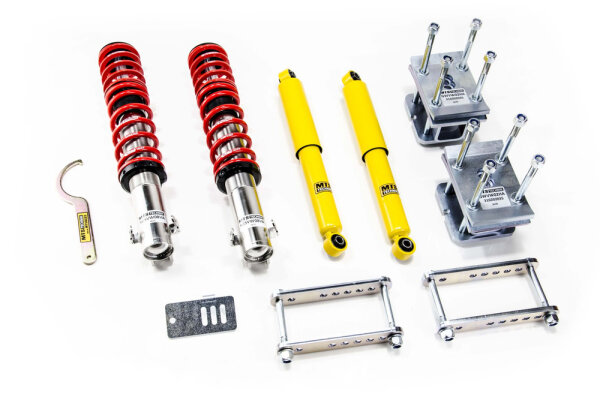 MTS Street Inox Gewindefahrwerk passend für Seat INCA (6K) 1.9 TDI - 66 KW XMTSGWVW58