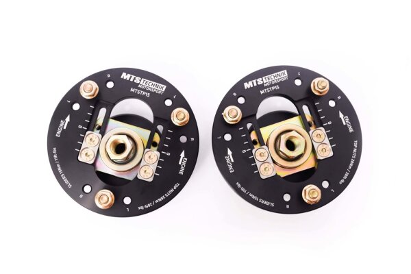 MTS einstellbare Camber / Caster Sturzplatten Stützlager Vorderachse passend für BMW 3 (E30) 316 i 73 KW MTSCP15SET