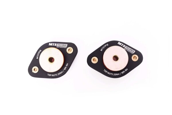 MTS Polyurethan verstärkte Stützlager Sturzplatten Hinterachse passend für BMW 3 Touring (E46) 330 d 150 KW MTSCP16SET