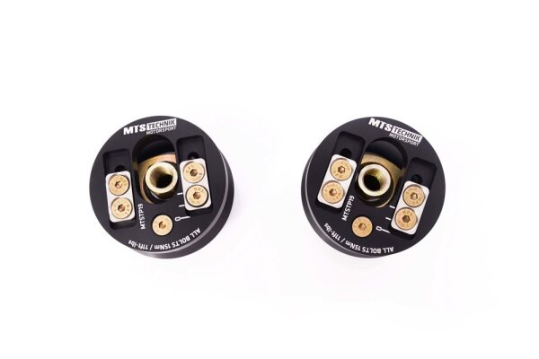 MTS einstellbare Camber / Caster Sturzplatten Stützlager Vorderachse passend für Skoda RAPID (NH) 1.6 81 KW MTSCP19SET