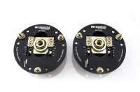 MTS einstellbare Camber / Caster Sturzplatten Stützlager Vorderachse passend für Audi A3 Sportback (8P) 1.6 E-Power 75 KW MTSCP20SET
