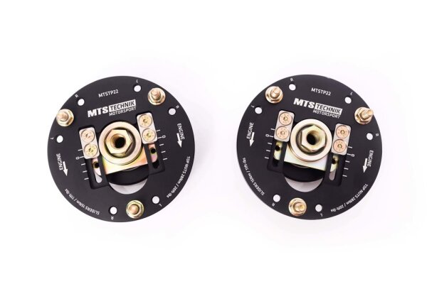 MTS einstellbare Camber / Caster Sturzplatten Stützlager Vorderachse passend für BMW 1502-2002 (E10) 2002 Turbo 125 KW MTSCP22SET
